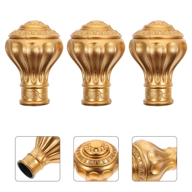 TABLETREANDS 12Ud Complementos Dorados Para Bastón De Ornamentación Sencilla Y Resistente Para