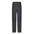 thumbnail image 2 of Linjinx Boys' School Uniform Flat Front Twill Pants Adjust Waist Slim Fit Trousers Gray 140, 2 of 7