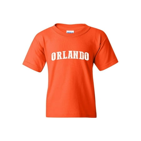 Orlando Florida Unisex Youth Shirts T-Shirt Tee (Best Weather Time In Orlando Florida)
