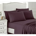 thumbnail image 2 of Sweet Home Collection 1500 Series Bed Sheets - Extra Soft Microfiber Deep Pocket 6pc Sheet Set - Purple, Full, 2 of 5