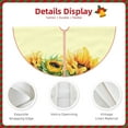 thumbnail image 5 of Kll Sunflowers Christmas Tree Skirt 48",Party Decorations Farmhouse For Christmas Decorations Holiday Party, 5 of 8