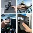 thumbnail image 5 of Microfiber Glass Cleaning Cloth | No Streak No Lint Wiping Towel for Windows, Mirrors & Car Glass | Absorbent Reusable Rag for Home, Kitchen & Vehicle Cleaning | Gray, 5 of 7