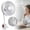 Color G EU Plug 13cm, variant on DUOYOU Portable Socket Fan Plug In Cooling Fan 360 Adjustable Quiet Bedroom Fan Color A US Plug 13cm