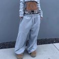 thumbnail image 2 of Hip Hop Embroidered Camouflage Double Waist Pants, 2 of 5