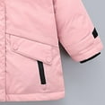 thumbnail image 5 of ZCFZJW Baby Boys Girls Snowsuit Toddler Winter Outfit Sets Kids Hooded Thickened Puffer Down Jacket Coat and Ski Bib Pants Two Pieces Ski Suit(Pink,4-5 Years), 5 of 5