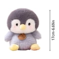 thumbnail image 3 of Penguin Plush Desktop Figurine Soft Stuffed Animal Ornament Cozy Cushion Decor for Office Desk Bedroom, 3 of 7