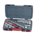 thumbnail image 1 of Teng Tools Ensemble de 39 Pcs de Douilles Régulières/peu Profondes de 3/8 Pouce - T3839, Argent, 1 of 3