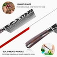 thumbnail image 5 of 7 inch butcher knife Forged high carbon German HC steel Stainless steel vegetable kitchen knife for home and kitchen with ergonomic handle, 5 of 7