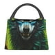thumbnail image 1 of Fotbe Fluorescent Wolf Bolsa Térmica Portátil con Estampado, Bolsa de Entrega de Alimentos Aislada, Bolsa Reutilizable de Gran Capacidad para Comidas y Supermercado, 1 of 6
