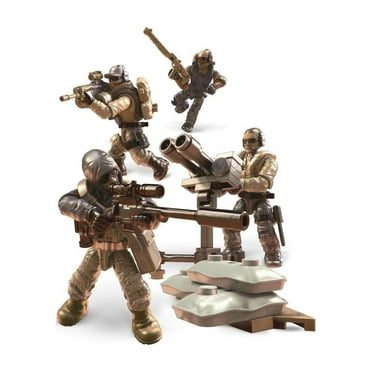 Mega Construx Call of Duty Desert Air Defenders, 4-Figures