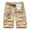 Khaki, variant on WREESH Men's Cargo Shorts Summer Fashion Solid Color Casual Shorts Athletic Shorts Cargo Shorts Outdoor Workout Shorts Olive Green