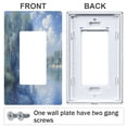 thumbnail image 3 of Yayeee Rocker Switch Wall Plate 1-Gang 4.6"x2.9" Home Decorative Outlet Cover, Plants and River, 3 of 6