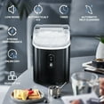 thumbnail image 4 of KDNKO 35lbs/24H Nugget Ice Maker Countertop,Portable Ice Maker Machine with Auto-Cleaning, Black, 4 of 11