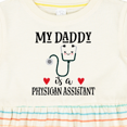 thumbnail image 4 of Inktastic Physician Assistant Daddy Baby Girls Baby Dress, 4 of 5