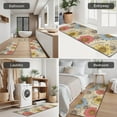 thumbnail image 5 of Beige Colorful Sunflower Pattern Kitchen Rugs Sets Of 3,Kitchen Runner Rugs Non Skid Washable,Decorative Kitchen Floor Mats for Kitchen,Sink,Laundry,17"x30"+ 17"x47" + 17"x59", 5 of 6