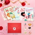 thumbnail image 4 of Tarjetas de San Valentín Roosyo, paquete de 24, lindas y divertidas, 6 diseños, 4 of 8
