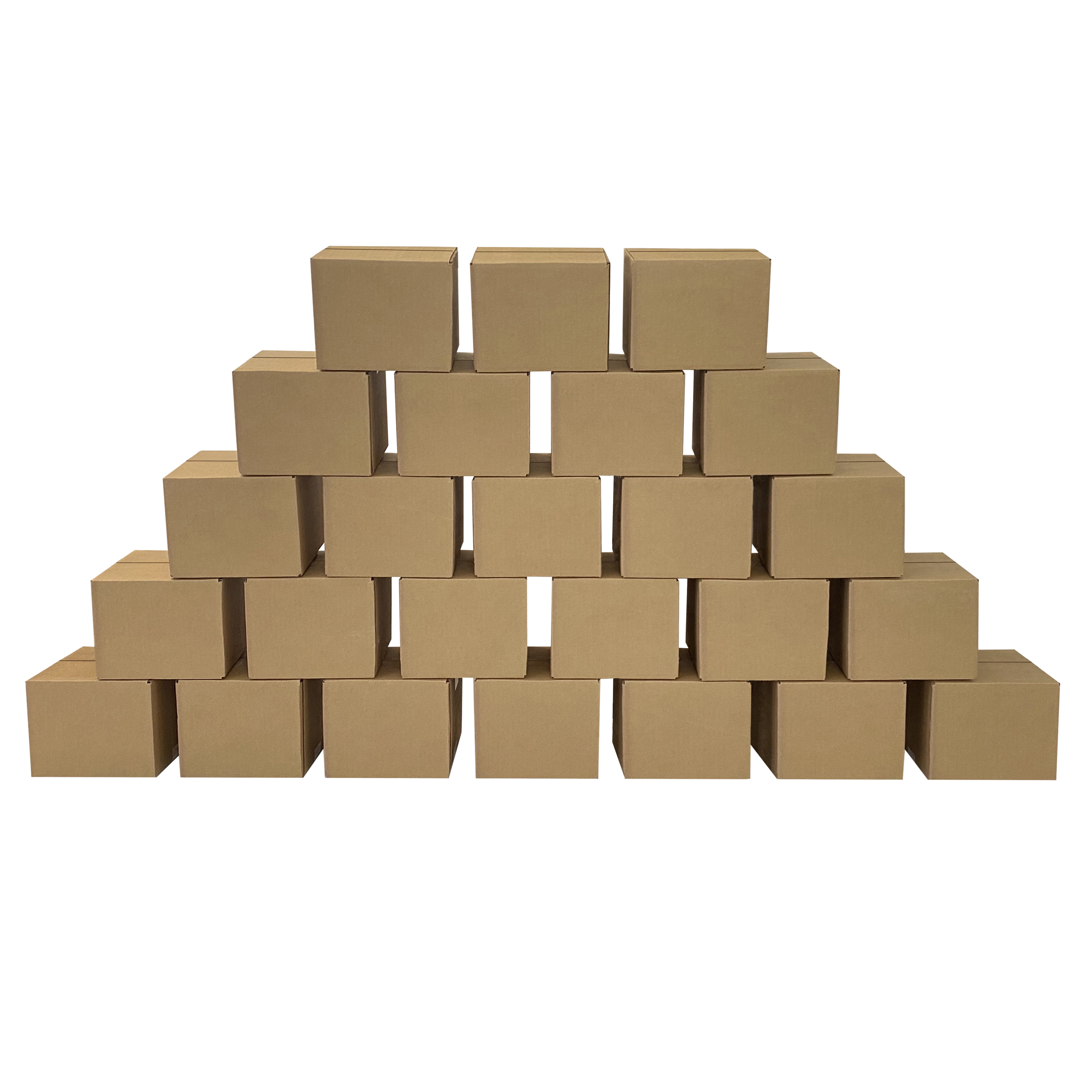 UOFFICE Single Wall Standard Shipping Boxes, 12" x 12" x 10", 25 Count, 1 Pack