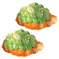 thumbnail image 3 of 2pcs Artificial Croissant Fake Bread Simulation Bread Model PU Bread Photography Prop, 3 of 9