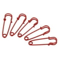 thumbnail image 1 of Uxcell Épingles de Sûreté 1,57 Pouces Grandes Épingles à Coudre en Métal Rouges 12 Pcs, 1 of 5