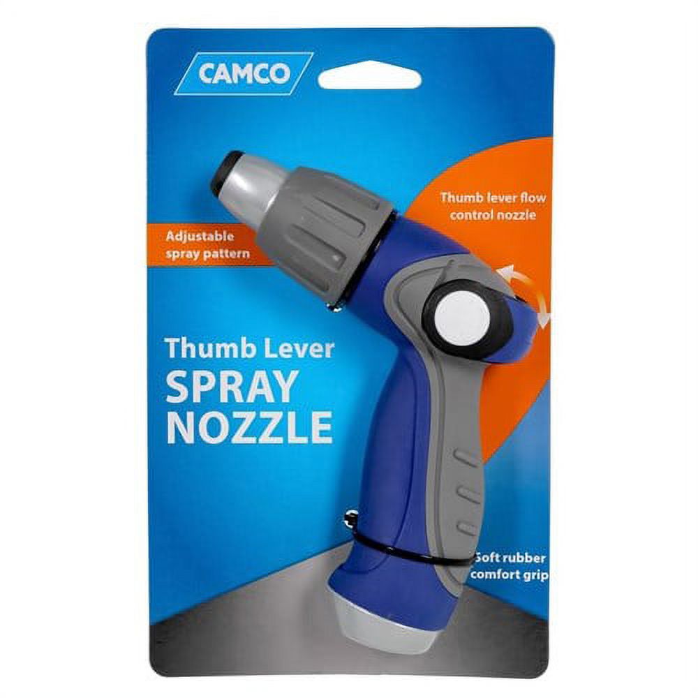 Camco 41986 Coil Hose Nozzle with Thumb Lever