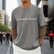 thumbnail image 2 of Camiseta de verano para hombre con cuello redondo, estampado urbano, poliéster-spandex, holgada, informal, tallas XXS-XXXXXXL para todas las estaciones., 2 of 4