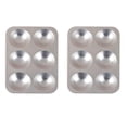 thumbnail image 1 of 2Pcs Aluminum Painting Plates Students Painting Pallets Color Mixing Boards, 1 of 8