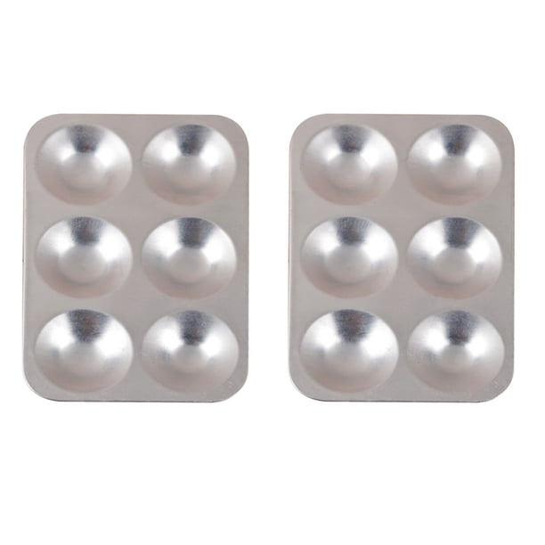 EeaseMX 2 placas de pintura de aluminio para estudiantes, paletas de pintura, tableros para mezclar colores