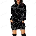 thumbnail image 3 of Sudadera con capucha con estampado de HELLO KITTY para mujer, primavera y otoño, sudadera Y2K, informal, cuello redondo, manga larga, sudaderas largas e informales, 3 of 5