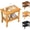 Nature 20"W × 13.5"D × 18.5"H, variant on Large Teak Shower Bench Stool with Storage Shelf Wooden Teak Bench for Shower Seat Chair for Inside Shower Teakwood Shower Bench Bathroom Bathing Shower Stool with Feet