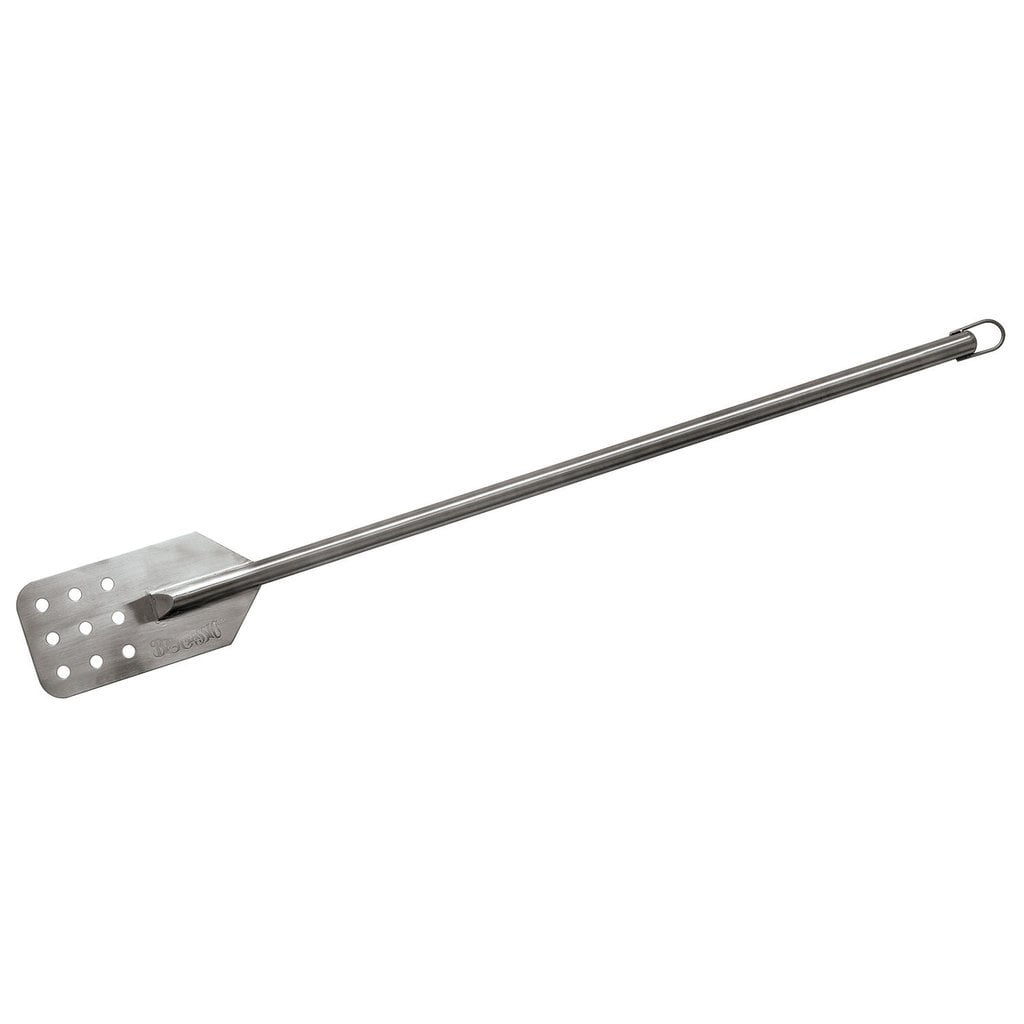 Bayou Classic Stir Mash Paddle 42'' Spoon Scoop Stainless Steel Wide Perforated 