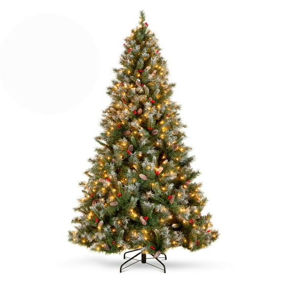 Árbol de Navidad Best Choice Products 7.5 pies Madera de Pino Esmerilado