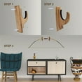 thumbnail image 4 of Fixed Wall Mounted Display Shelf - Home Wall Shelf Support, Wall Mount Hardware for Display & Storage, Floating Shelf Bracket for Decor, Books, Plants, 4 of 4