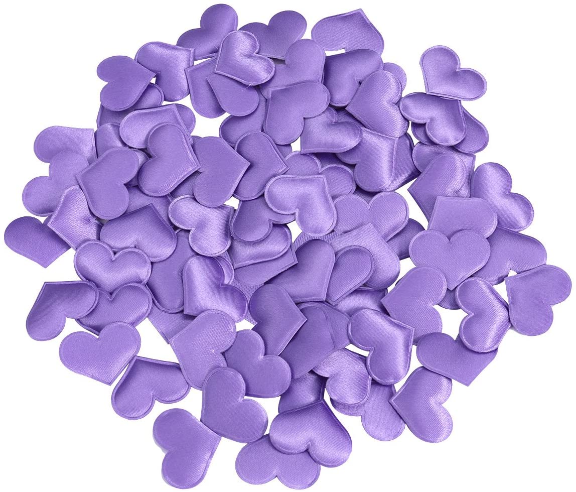 Dedang 100 pcs Artificial Petals Love Heart Fake Sponge Heart Party  Supplies Wedding Engagement Table Confetti Decoration (Purple) | Walmart  Canada