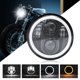 thumbnail image 1 of Motocicleta 5-3/4 '' 5.75 Pulgadas Faro de LED de Motocicleta Con Señal de Drl Hi/Lo 5.75 Pulgadas de Ángulo Redondo Luz de Conducto, 1 of 7
