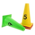 thumbnail image 7 of Pawsdot Football Sports Cones Soft Material Numbered for Soccer Use 6Pcs, 7 of 7