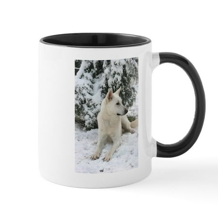 

CafePress - Waitin For Santa - 11 oz Ceramic Mug - Novelty Coffee Tea Cup