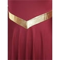 thumbnail image 6 of Womens Liturgical Dance Dresses Dancewear For Praise Modern Dance Worship Lyrical Latin Ceremony Performance, 6 of 7