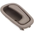 thumbnail image 3 of Manija de puerta interior de serie de 4 piezas para cerradura manual trasera del lado del conductor y del pasajero 1998-2002, beige/marrón, 3 of 5