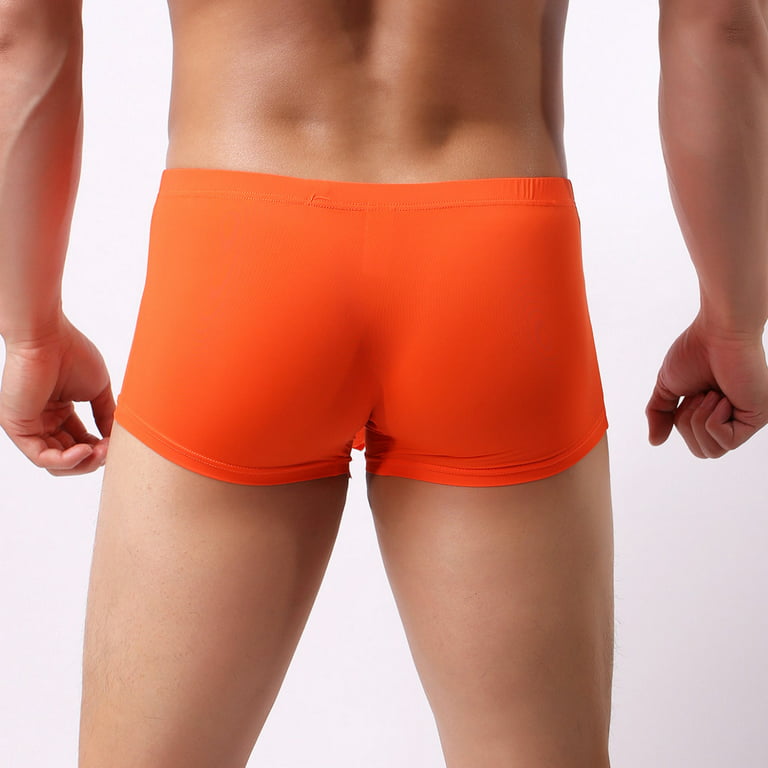 Bulge Enhancer Orange Boxer Size S