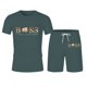 thumbnail image 3 of Playeras Negras Hombre Algodon Hombres Casual Otoño Invierno Sólido Manga Larga Cuello En V Camiseta Top Blusa, 3 of 5