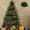 Green-4B-clearacne, variant on OEFNTAC Decorations Christmas Ribbon Decorative Wool Strip LED Lights Hangable Tree Indoor Outdoor Holiday Rattan Garland PVC Entryway 590.55in