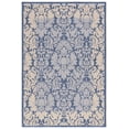 thumbnail image 2 of Safavieh Courtyard Dani Bordered Indoor/Outdoor Area Rug, Blue/Natural, 6'7" x 9'6", 2 of 10