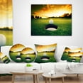 thumbnail image 4 of Designart Golf Ball Near Hole - Landscape Printed Throw Pillow - 12x20, 4 of 5
