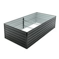 thumbnail image 2 of 8x4x2ft Galvanized Raised Garden Bed Kit - 481 Gallon Metal Planter Box for Vegetables/Flowers/Herbs - Deep Root Outdoor Design, 2 of 9