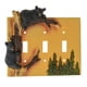 thumbnail image 2 of Funda de pared con triple interruptor Pine Ridge Black Bear, 2 of 6