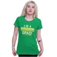 thumbnail image 3 of College Grad Class Degree Educated Womens Slim Fit Graphic Tee Brisco Brands L, 3 of 5