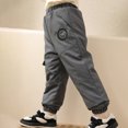 thumbnail image 2 of SILVERCELL 1-10T Toddler Little Boys Girls Winter Lightweight Down Pants Windproof Warm Padded Snow Pant Trousers, 2 of 7