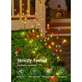 thumbnail image 2 of Multicolor Pathway Lights - 4 Pack C6 Branch Stems, Driveway Outdoor Decorations for Christmas, 2 of 8