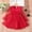 Red, variant on CHUOU Children Kids Toddler Baby Girls Long Sleeve Solid Polka Dot Tulle Dress Princess Dress Outfits Clothes