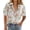Multicolor XH417, variant on Zeagoo Button Down Shirts for Womens Short Sleeve Collared Linen Cotton Tops Boyfriend Solid Blouse